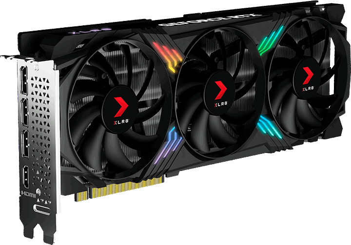 Відеокарта PNY GeForce RTX 4070 SUPER 12GB XLR8 Gaming VERTO EPIC-X RGB (VCG4070S12TFXXPB1-O)  Фото №1